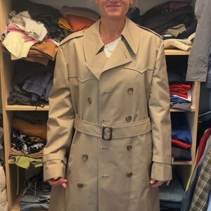 London Fog Men's Beige Trench Coat